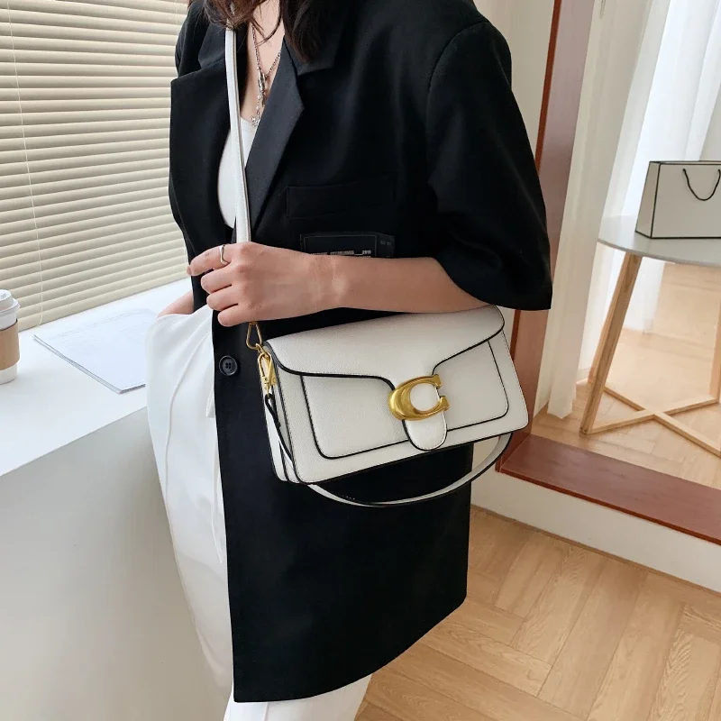 Luxury Lifestyle City - Luxe dames elegante leren mode tas,