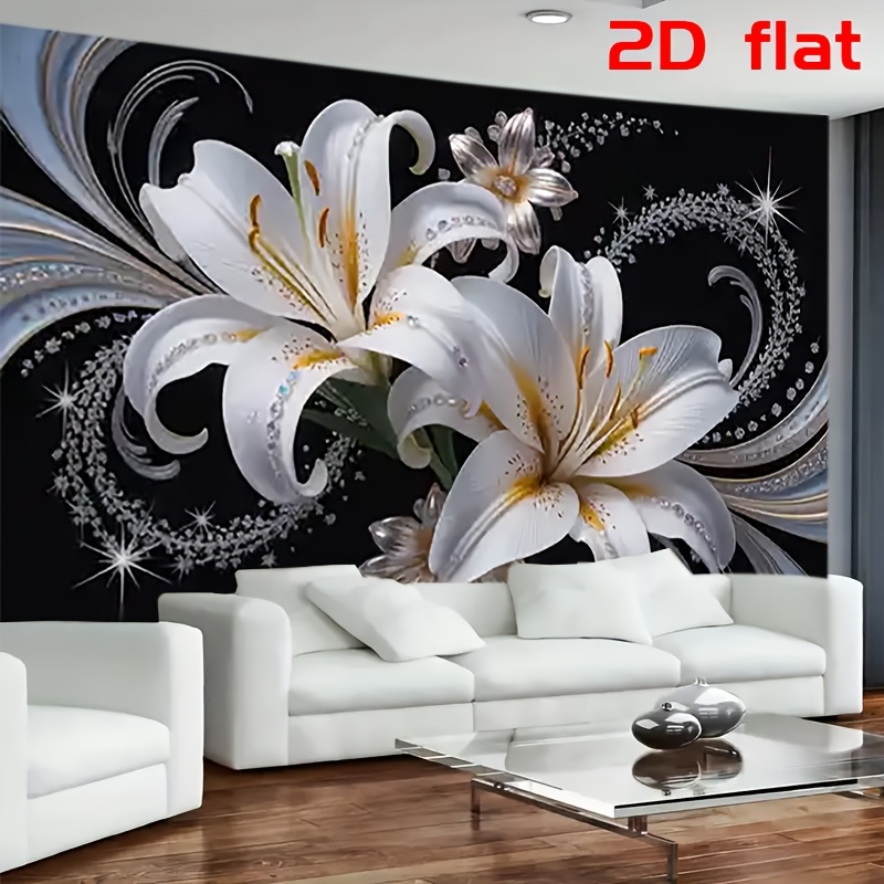 Luxe witte lelies bloementapij - Luxury Lifestyle Items recensie en prijs